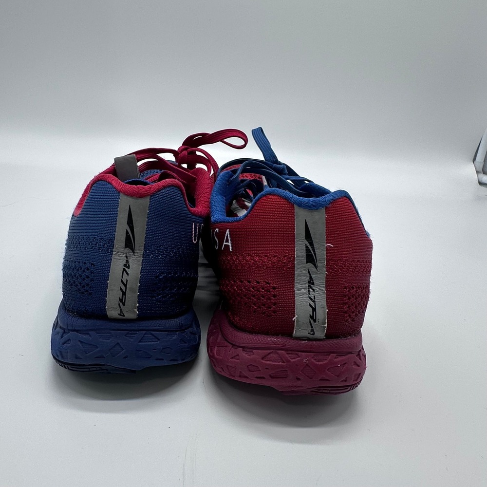 Altra Escalante USA Patriotic Running Shoes Womens 8.5 Red Blue Mismatched - Picture 8 of 13
